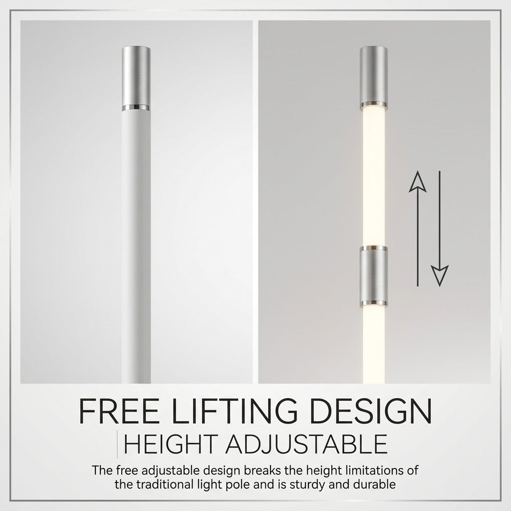 Lumi Minimal LED Slide-Open Floor Lamp - Image 4