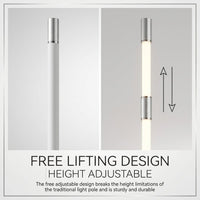 Lumi Minimal LED Slide-Open Floor Lamp - Image 4