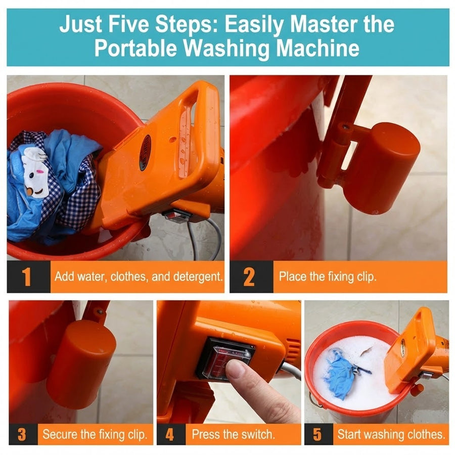 Portable Magic Travel Washing Machine - Image 7