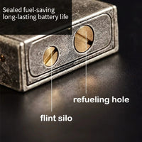 Iron Flick Retro Wheel Oil Lighter - Image 3