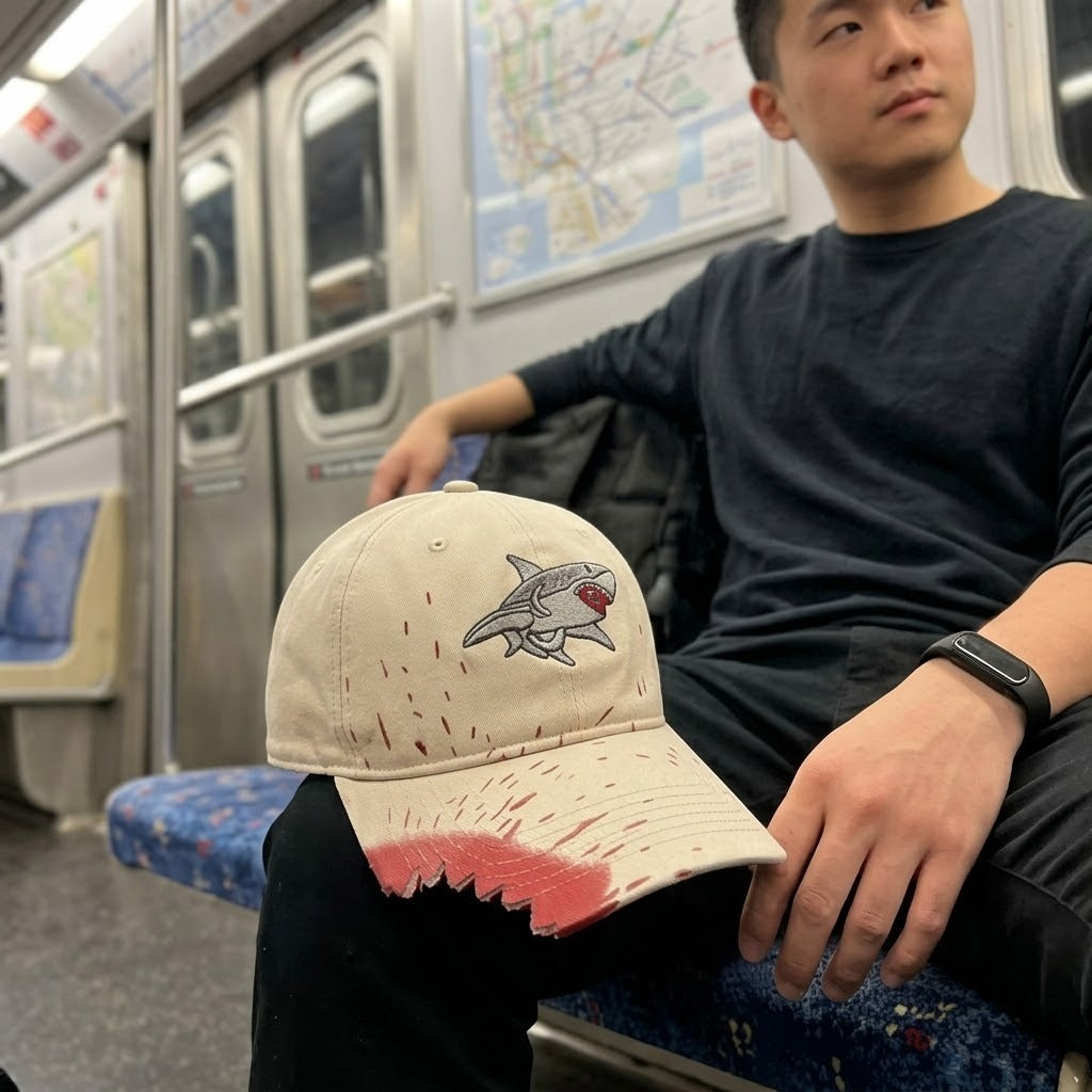 Shark Bite Baseball Cap - Image 3