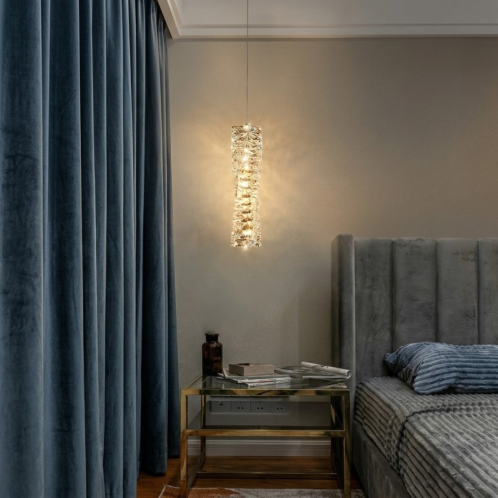 Crystal Frost Chandelier Lamp - Image 1