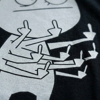 Angry Stick Figure Middle Finger T-Shirt - Image 6