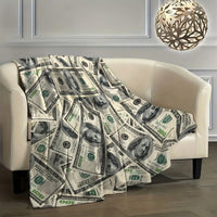 Funny Money Money Soft Sofa Blanket - Image 1
