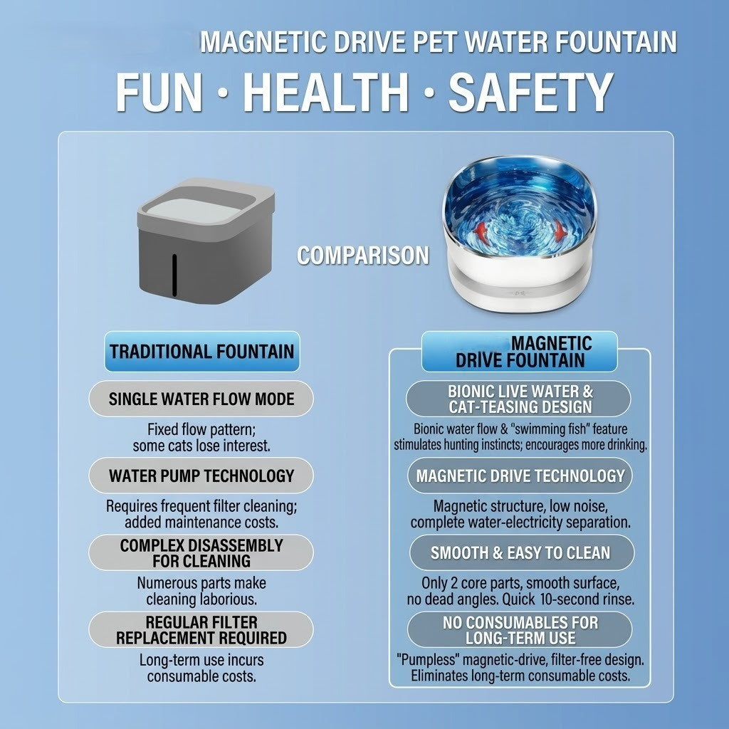 Ripple Motion Cat Drinking Fountain - Image 4