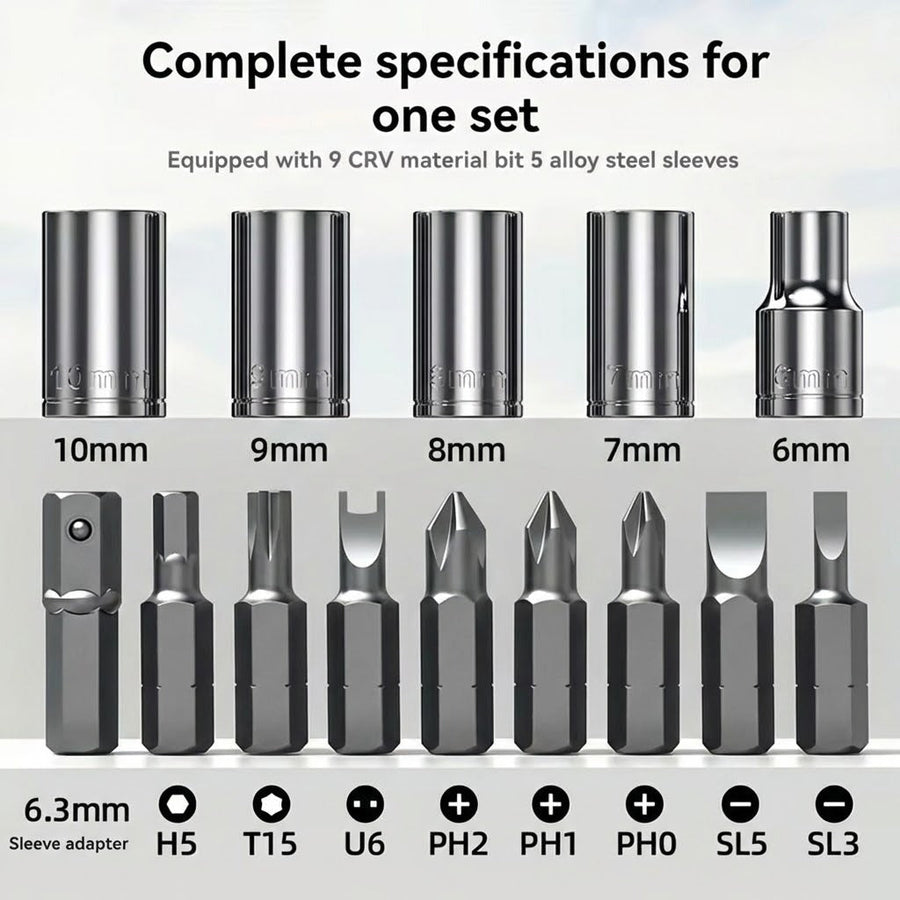 14in1 Multi Angle Ratchet Screwdriver Set - Image 6