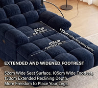 Electric Recliner Chaise Cloud Lounge Sofa - Image 7