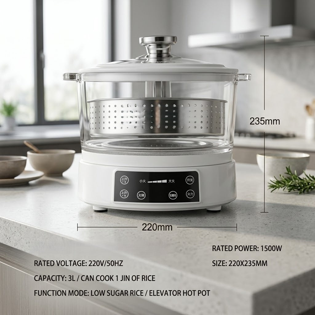 Smart Family Size Electric Rice Cooker - Image 5