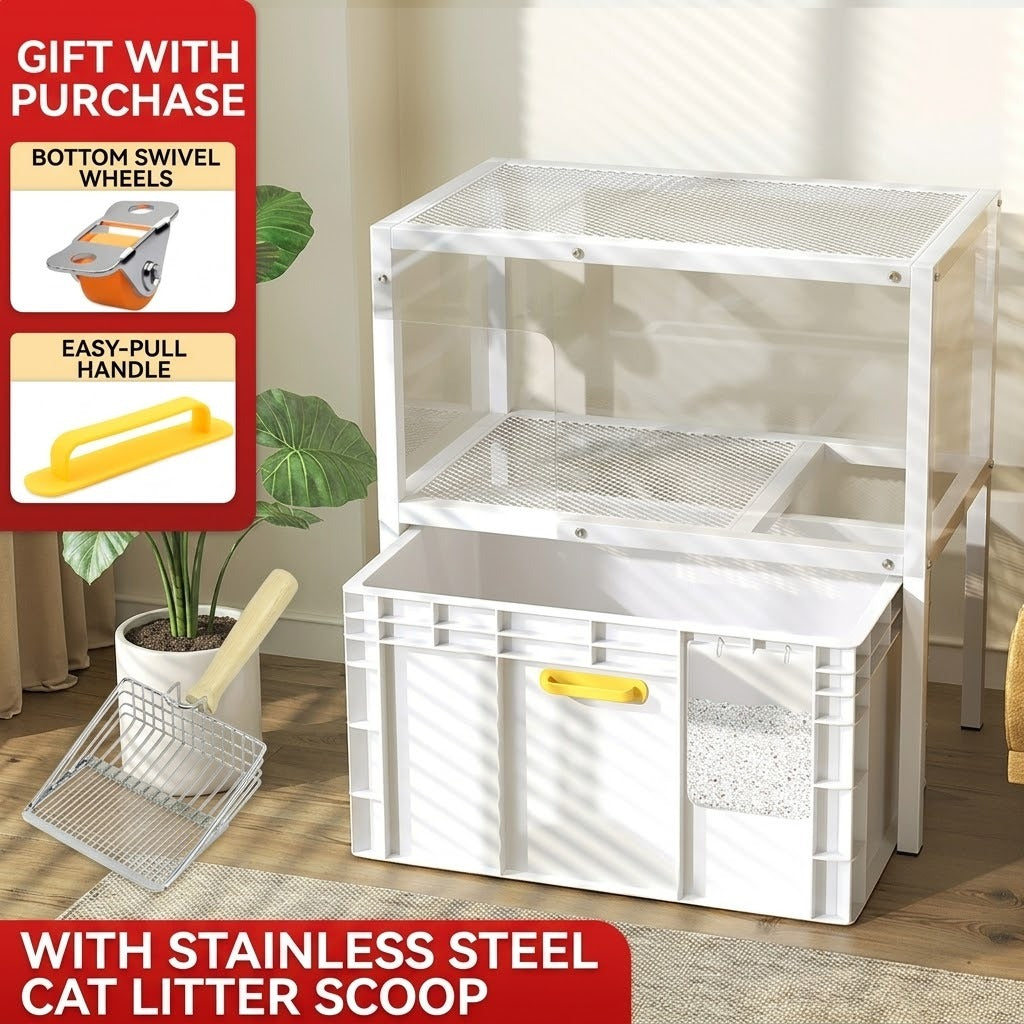 Hidden Cat Litter Box Furniture Cabinet - Image 2