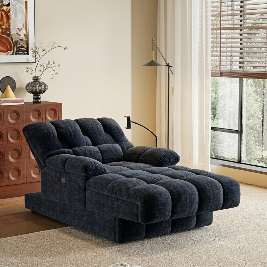 Electric Recliner Chaise Cloud Lounge Sofa - Image 8