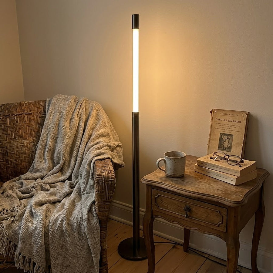 Lumi Minimal LED Slide-Open Floor Lamp - Image 0
