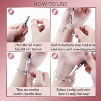One Hand Bracelet Clasp Holder Jewelry Tool - Image 4
