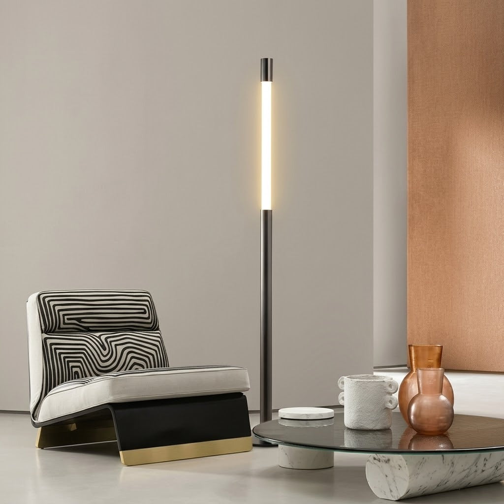 Lumi Minimal LED Slide-Open Floor Lamp - Image 1