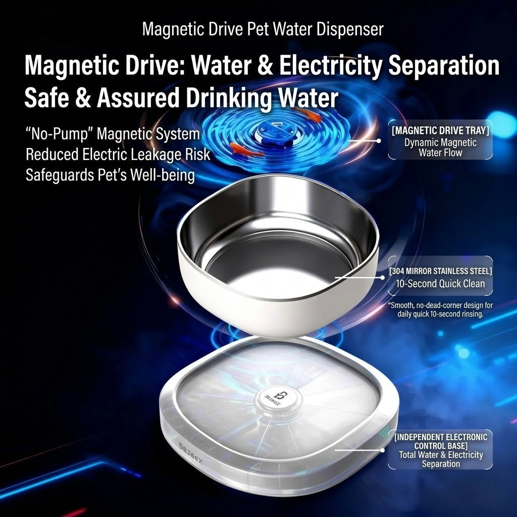 Ripple Motion Cat Drinking Fountain - Image 1