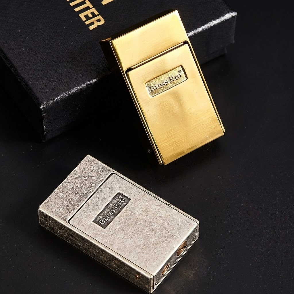 Iron Flick Retro Wheel Oil Lighter - Image 4