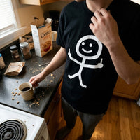 Angry Stick Figure Middle Finger T-Shirt - Image 5