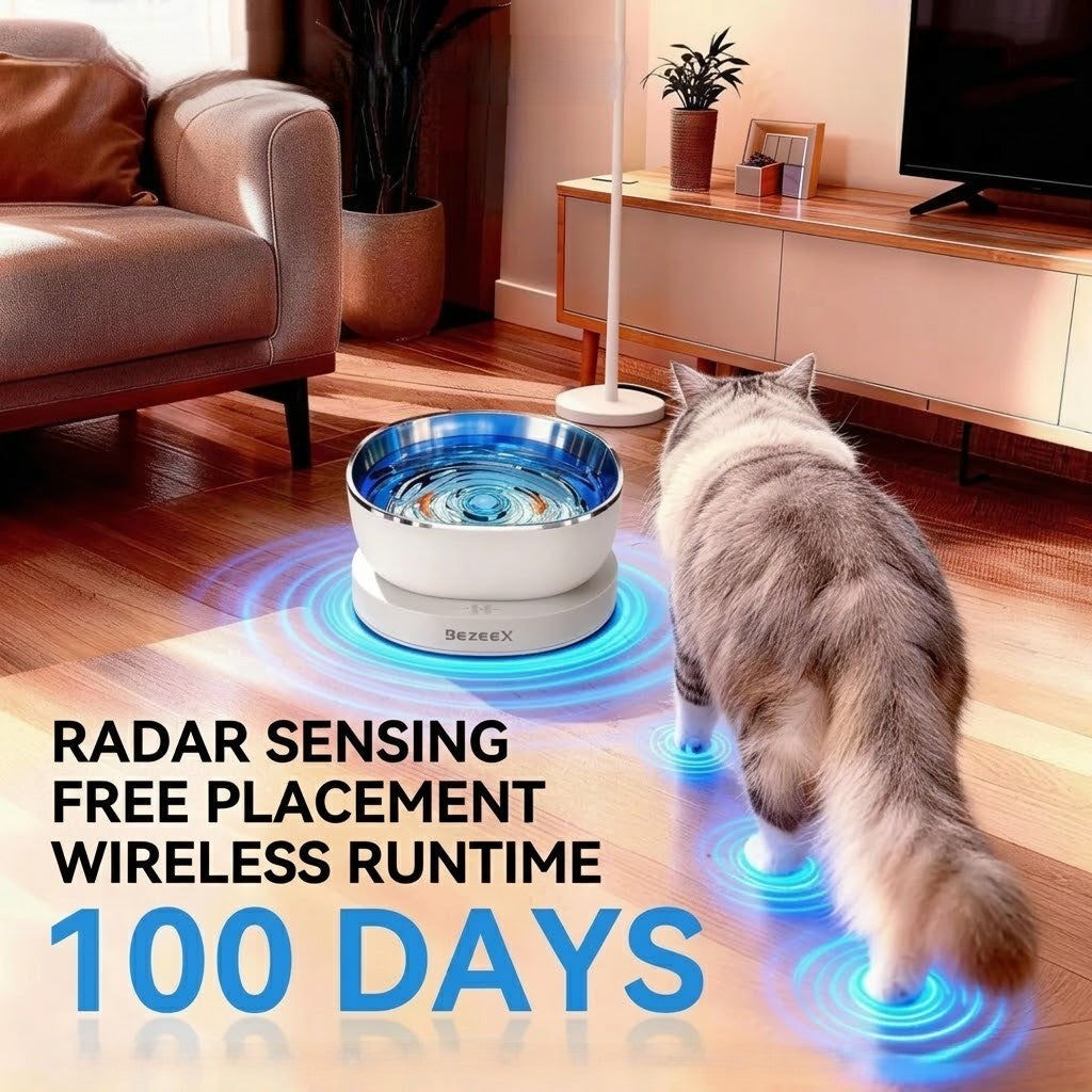 Ripple Motion Cat Drinking Fountain - Image 5