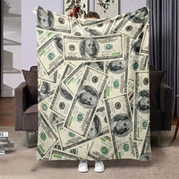 Funny Money Money Soft Sofa Blanket - Image 0