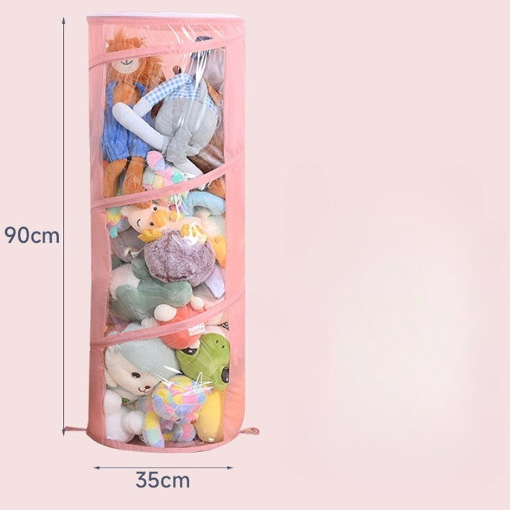 Fluffy Friend Kids Toy Storage Organizer Bucket - Image 5