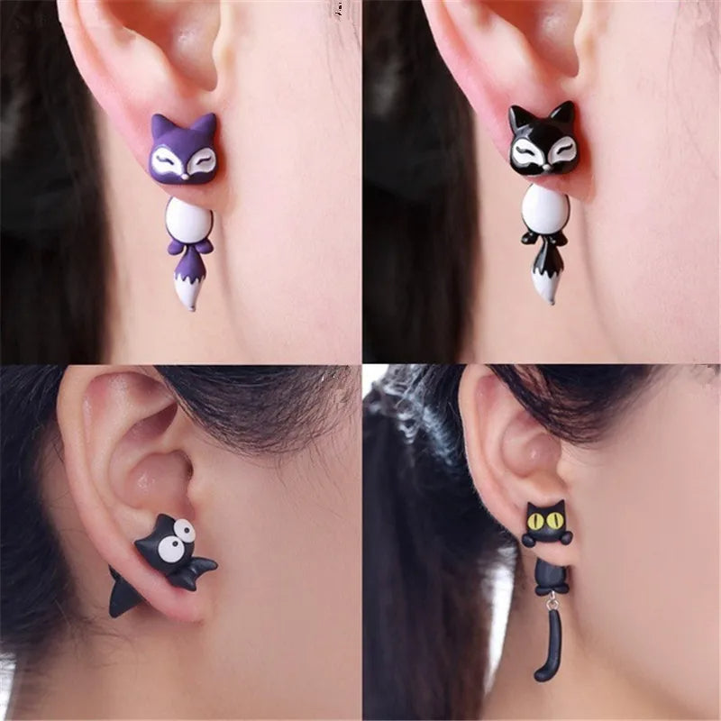 Adorable Handcrafted Animal-Themed Earrings - Image 1