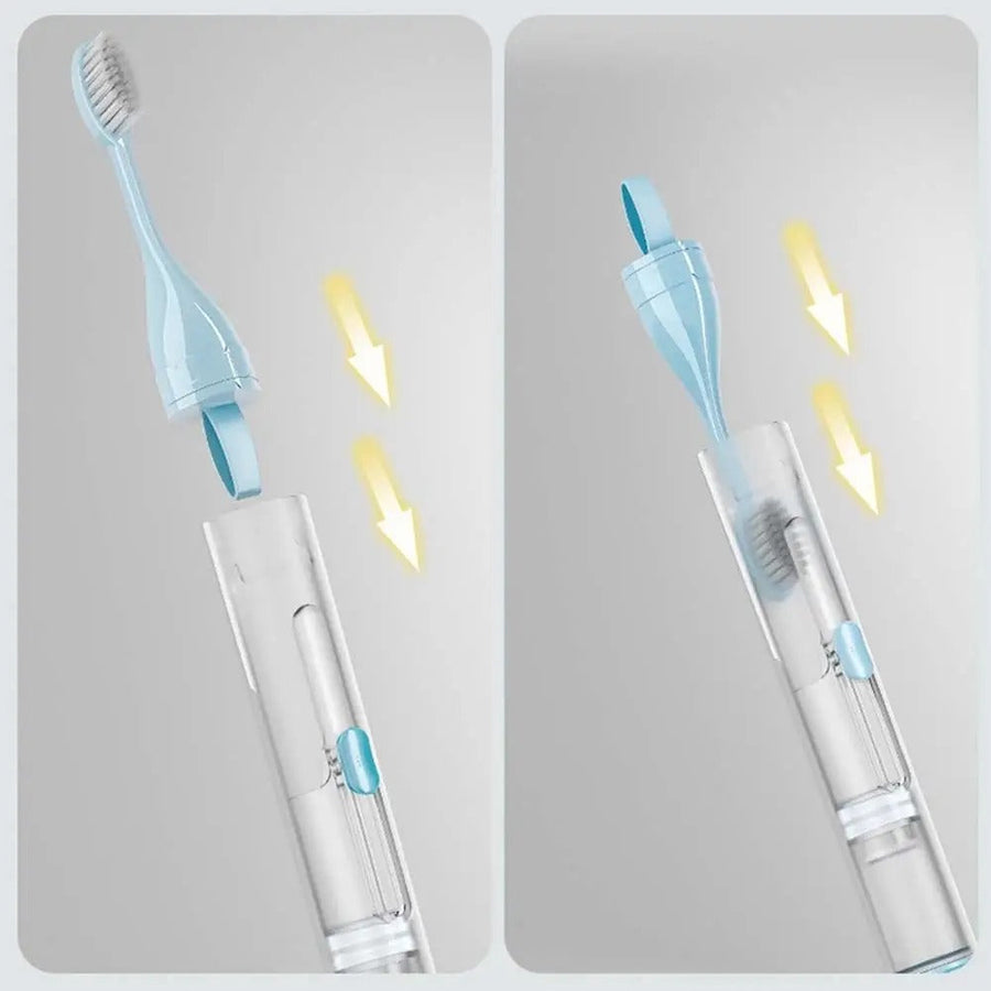 All-in-One Travel-Friendly Toothpaste Dispenser Toothbrush - Image 5