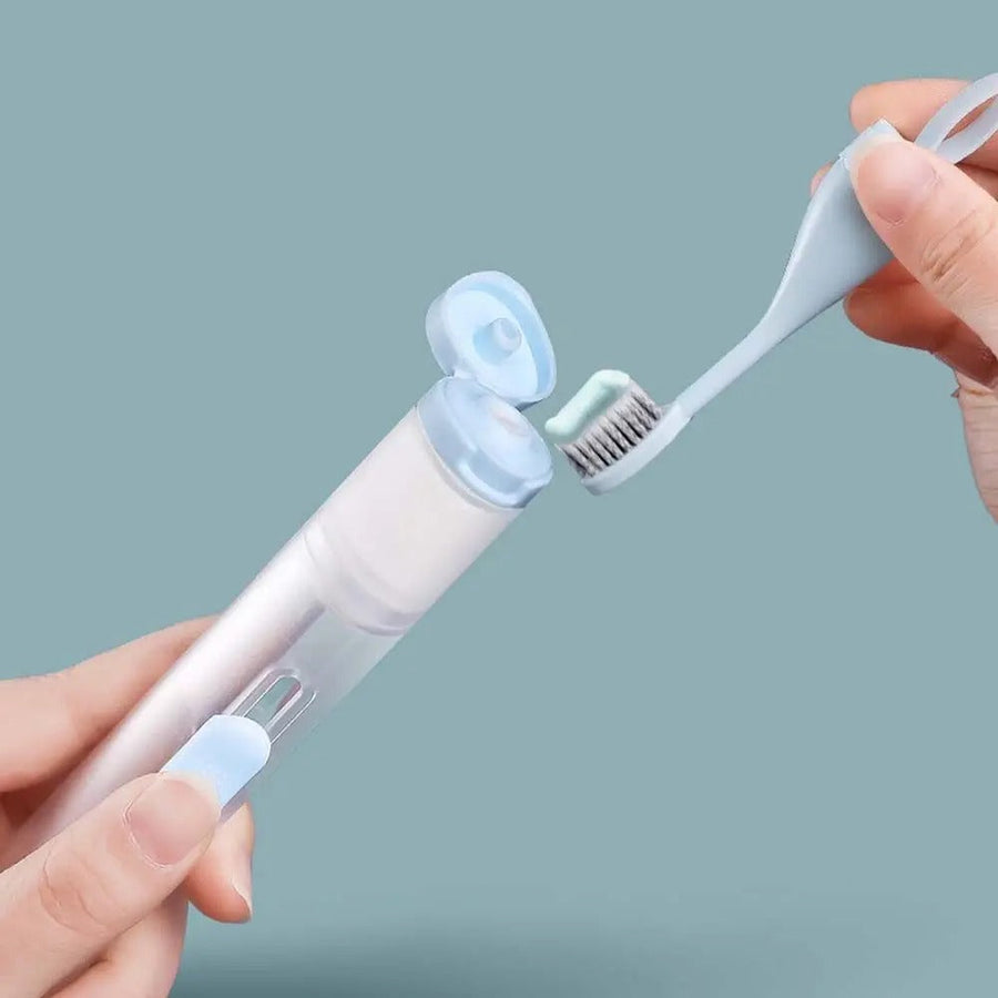 All-in-One Travel-Friendly Toothpaste Dispenser Toothbrush - Image 3
