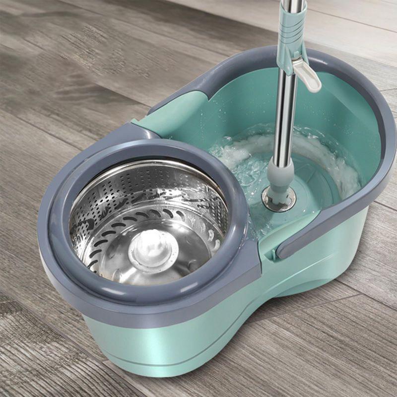 Automatic Spin Easy-Wring Mop Set