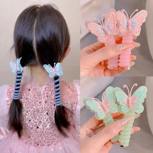 Butterfly Wings Spiral Hair Band - Image 0