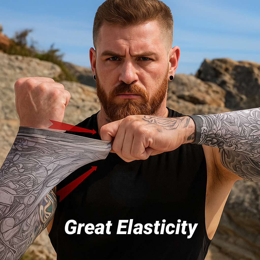 Sun Protection Long Arm Tattoo Sleeves - Image 1