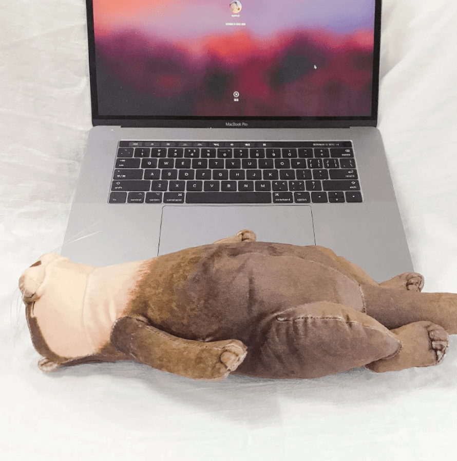 Cute Otter Stuffed Pencil Case Wrist Plush Pillow - Image 3