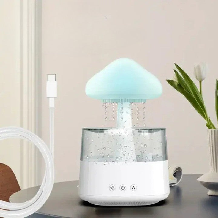 Cloud Rain Forest Aromatherapy Humidifier Lamp - Image 0
