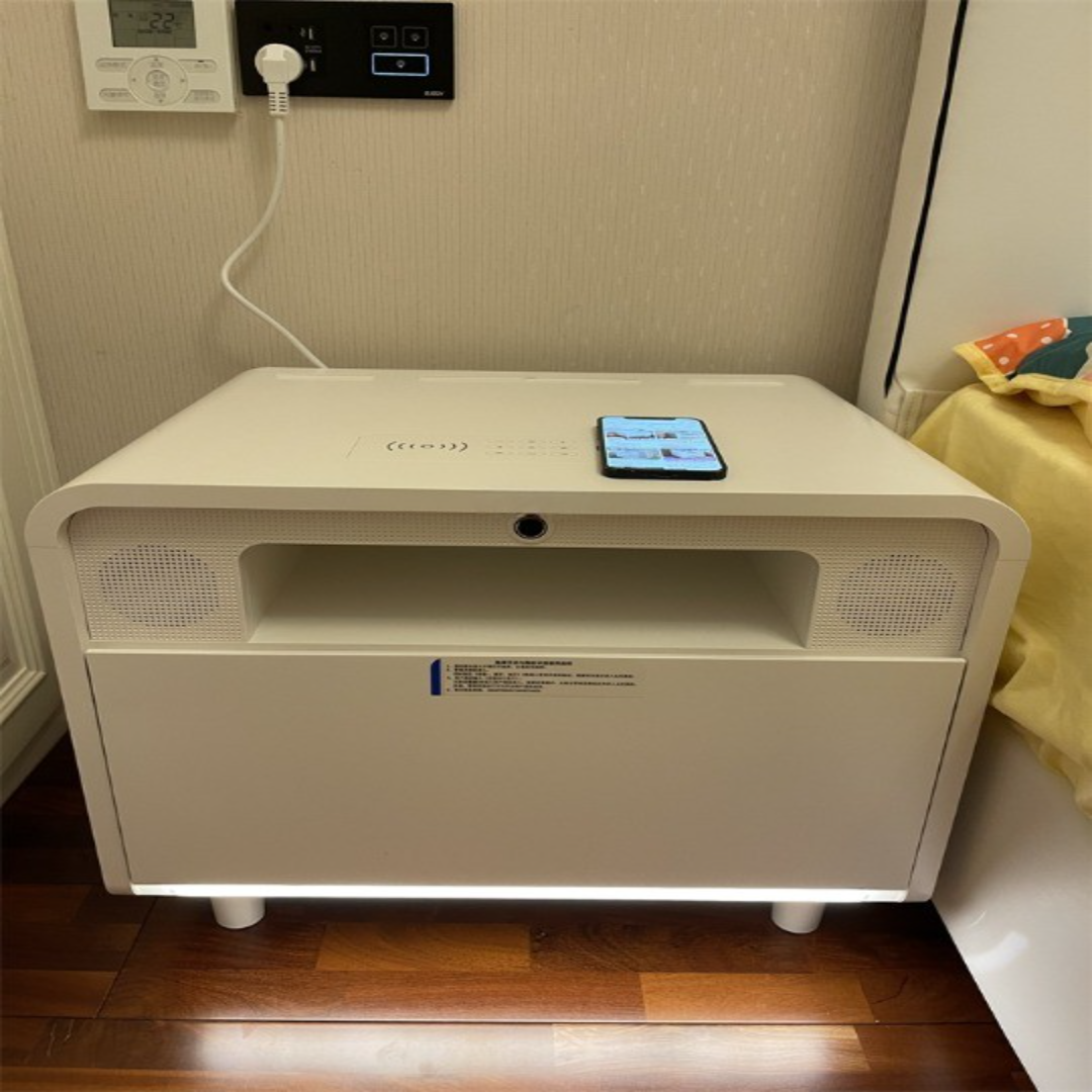 Smart Sleep Station Bedside Nightstand Table