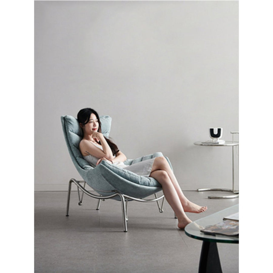 Relax Wave Casual Single Nordic Rocking Chair - Image 3