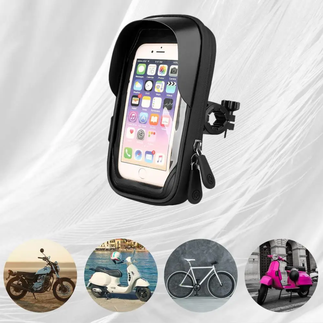 Motorcycle HandlebarWaterproof Universal Phone Holder