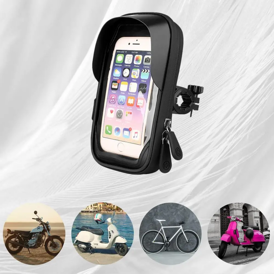 Motorcycle Handlebar  Waterproof Universal Phone Holder - Image 2