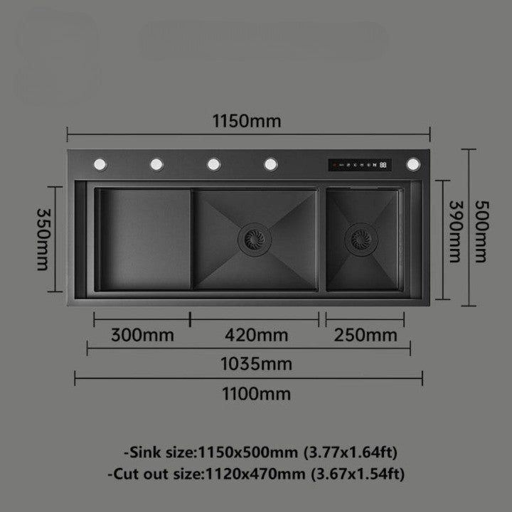 Stream Line Modern Water Station Kitchen Sink