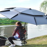 Outdoor Shade Double-Layer Fishing Umbrella