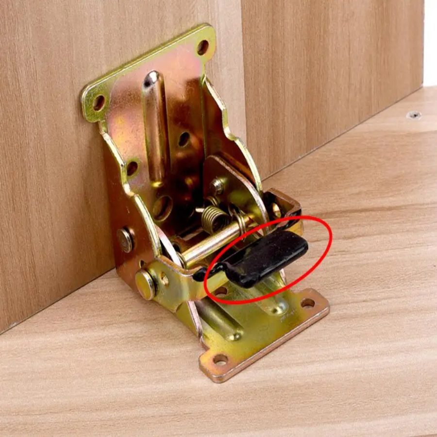 2Pcs Foldable Self-Locking Hinges - Image 3