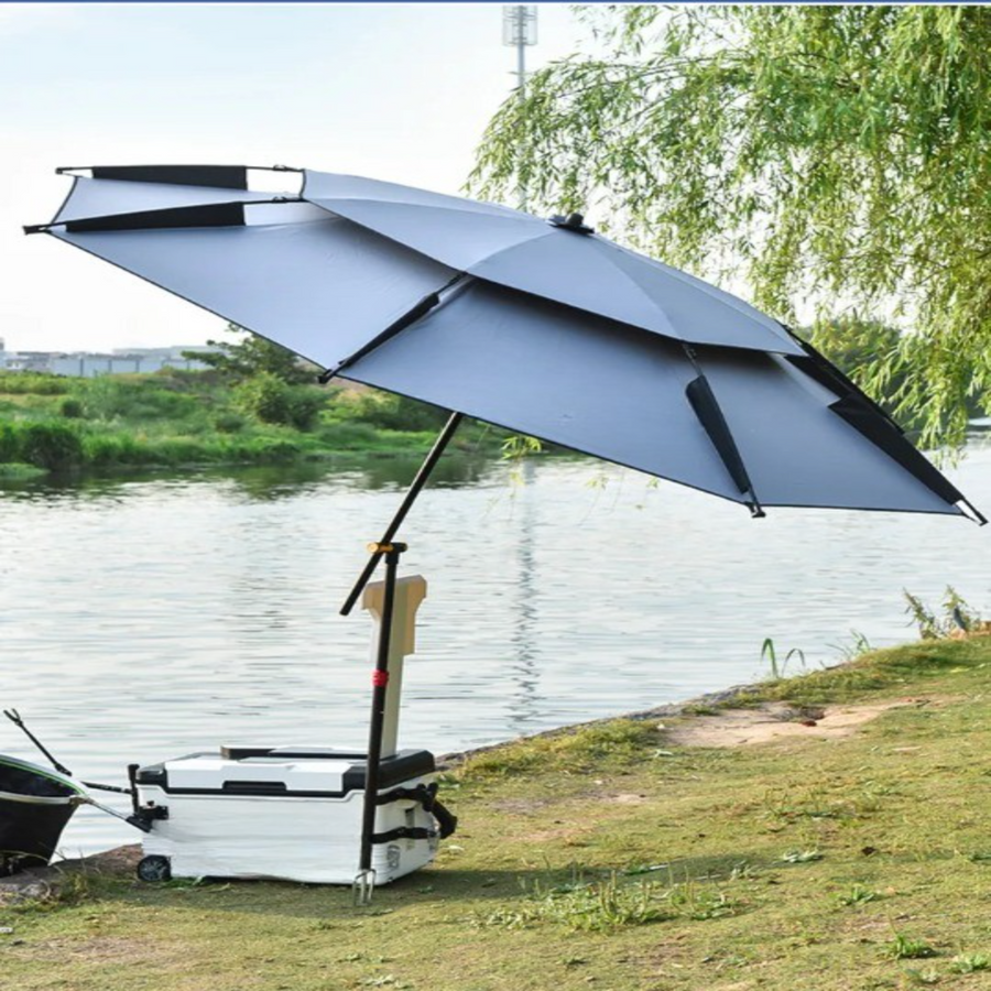 Outdoor Shade Double-Layer Fishing Umbrella - Image 0