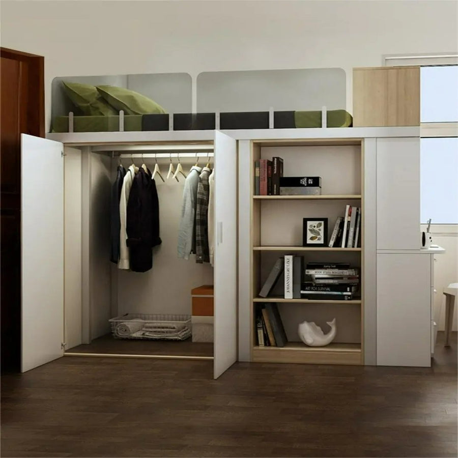 Modern Study Desk Space-Saving Bunk Bed - Image 5