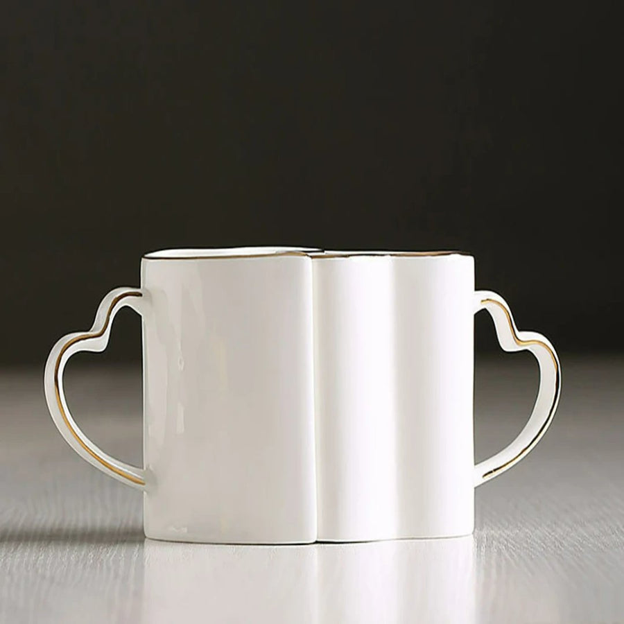 2pcs Valentines day Heart Shape Couple Mug - Image 5