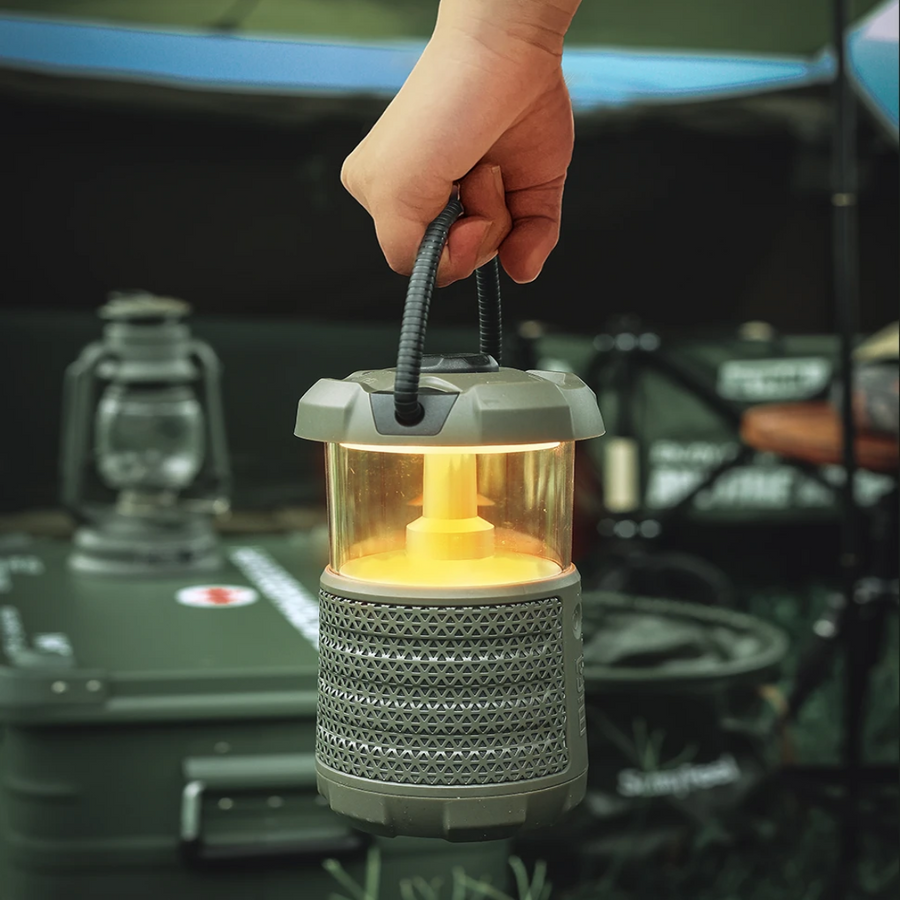 Vintage Style LED Outdoor Speaker Lamp - Image 0