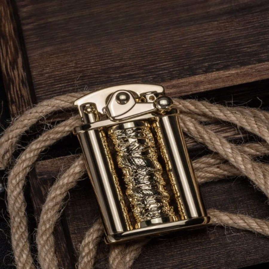 Eco Flame Vintage Brass Kerosene Lighter - Image 1