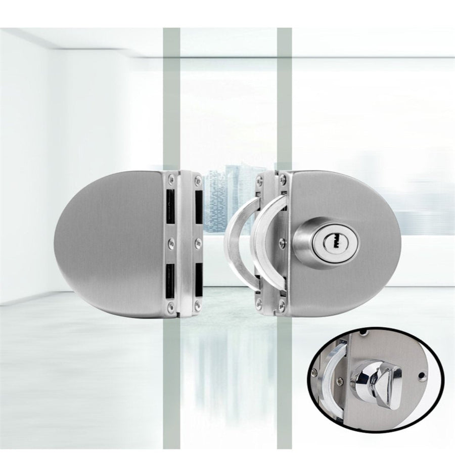 Sliding Door Stainless Steel Safety Glass Door Lock - Image 2