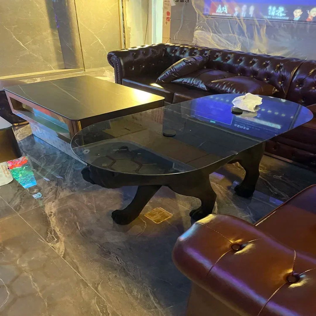 Sneaky Jungle Leopard Coffee Table · Mavigadget