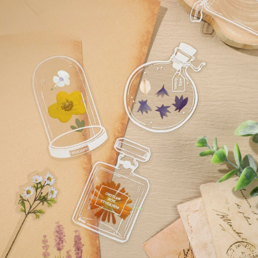 DIY Transparent Natural Floral Bookmarks - Image 4