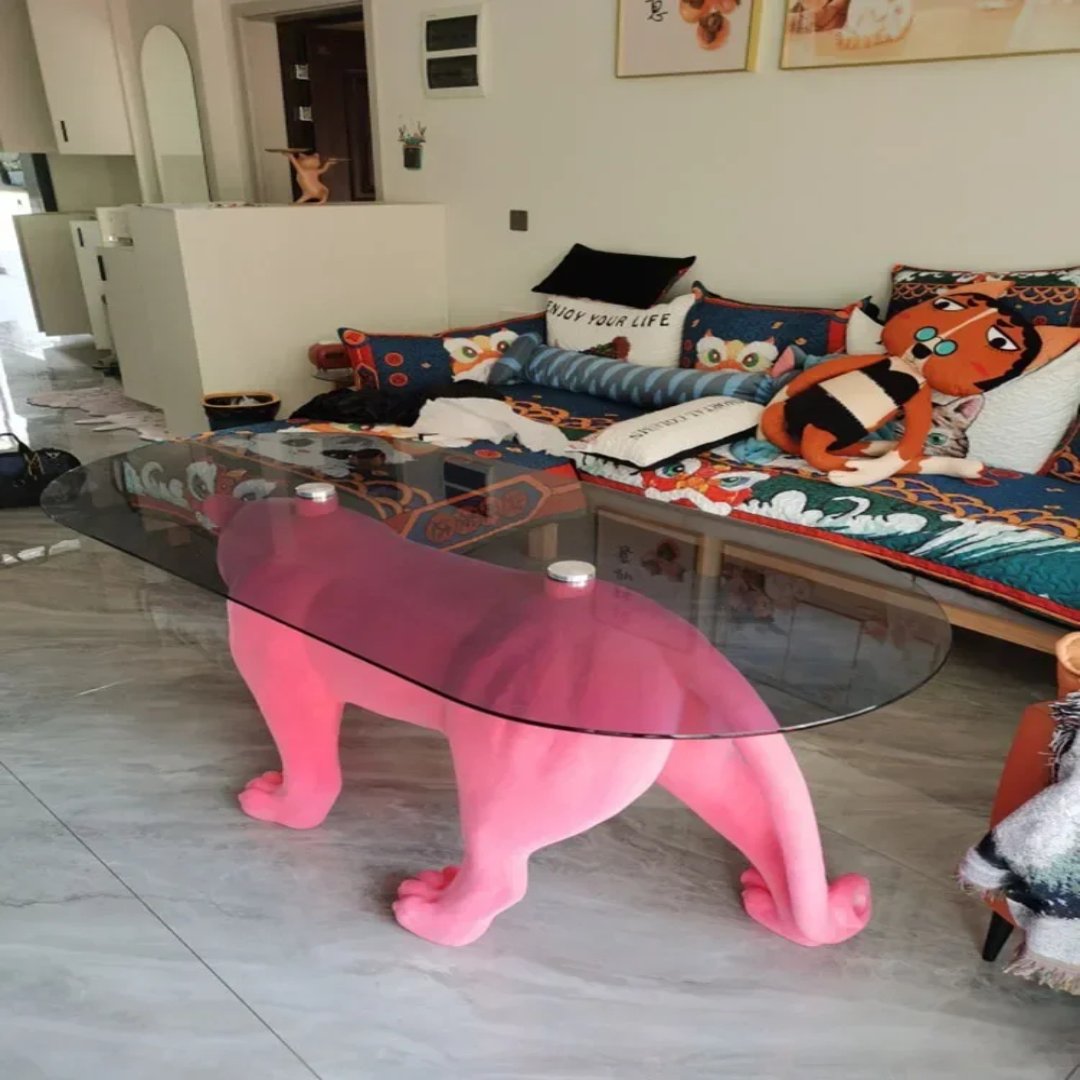 Sneaky Jungle Leopard Coffee Table · Mavigadget