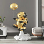 Cosmic Astronaut Balloon Sculpture Elegant Home Decor