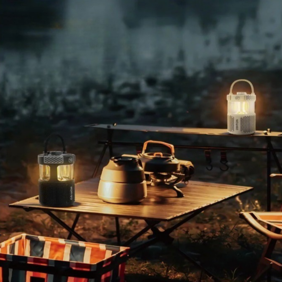 Vintage Style LED Outdoor Speaker Lamp - Image 2