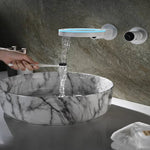 Ring-Shaped LED Elegant Smart Digital Bathroom Faucet